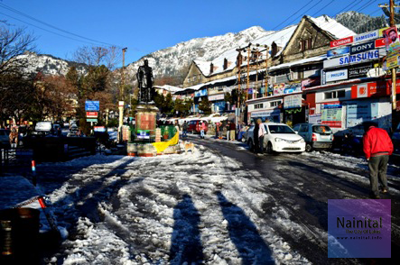 Nainital in Snow