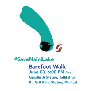 Barefoot walk to save nainital