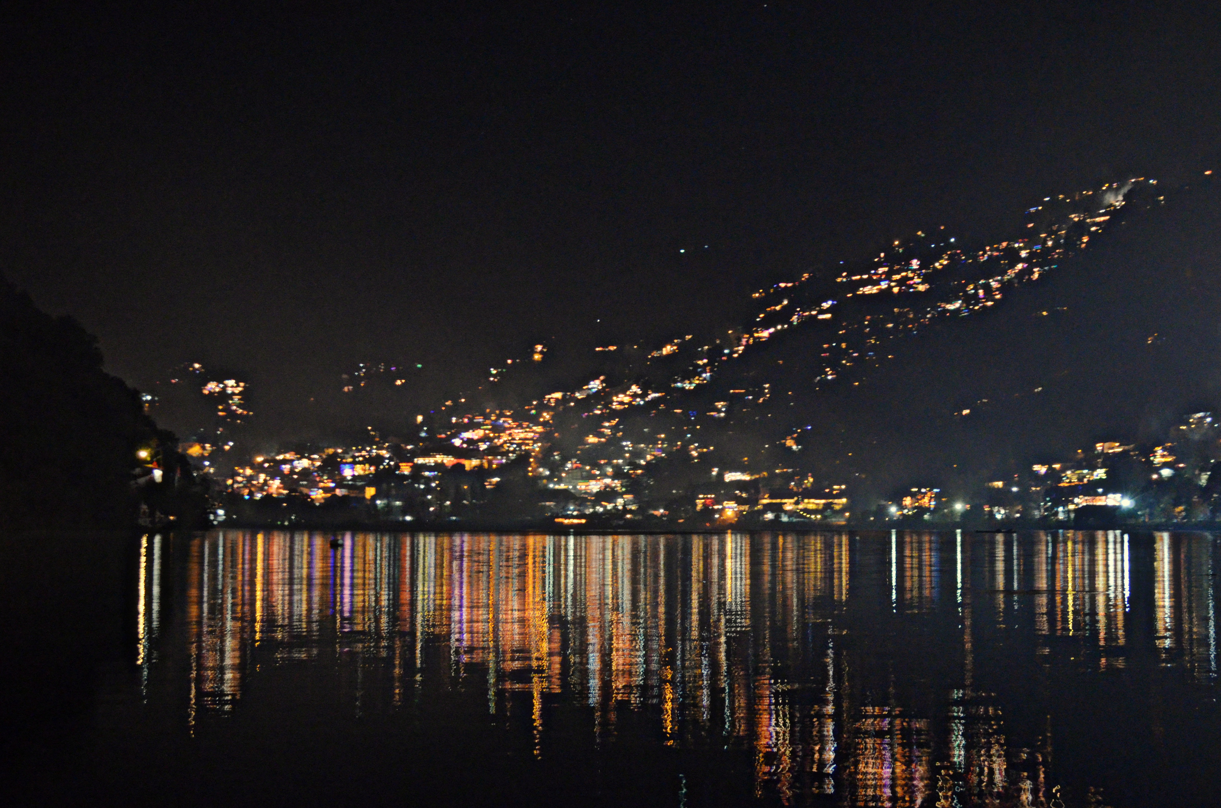 Beautiful Reflection Naini Lake Nainital
